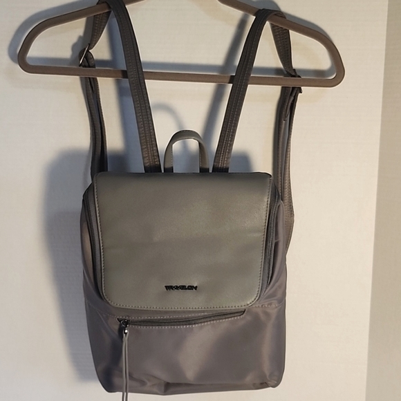 Travelon Handbags - Travelon gray vinyl anti-theft backpack